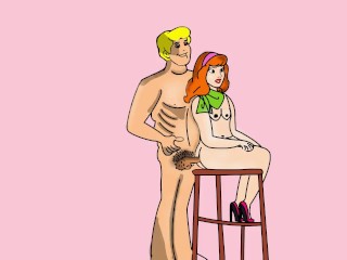 ස්කූබිඩූ ඪැෆ්නී ෆ්‍රෙඩී ගහනවා කෙදිරි ගද්දිම සුපිරි සැපක් scoobtdo