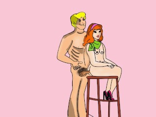 ස්කූබිඩූ ඪැෆ්නී ෆ්‍රෙඩී ගහනවා කෙදිරි ගද්දිම සුපිරි සැපක් scoobtdo