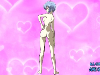 Rei Ayanami posa - DESNUDA