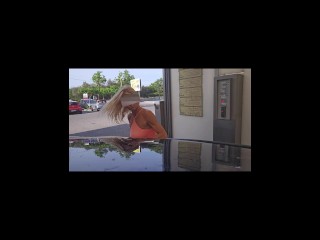 Sexynini83 - Exib Compilation Wash the car and drive NAKED 🔥🔥🔥