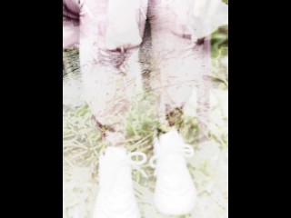 Smoking and spitting hocking loogies tongue out by a nasty girl