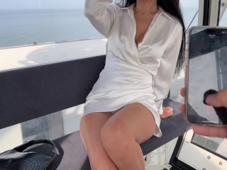 Cumming on the first date on a Ferris wheel LOVENSE CONTROL