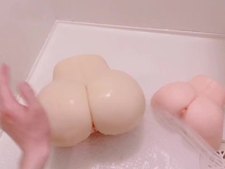 【手フェチ】秘部へ指入れオナホ洗浄♡使用後のルーティーン♡