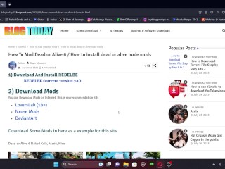 How to Download and Install Dead or Alive 6 Nude mods [step by step]
