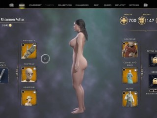 Hogwarts Legacy Custom Curvy Body Nude Mod