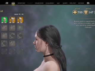 Hogwarts Legacy Custom Curvy Body Nude Mod