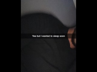 My girlfriend gets Creampie after Club on Snapchat