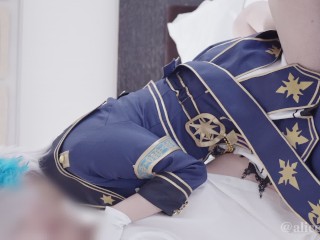 💙【AliceHolic13】 Idol Game Cosplaying stage costume creampie compilation hentai video