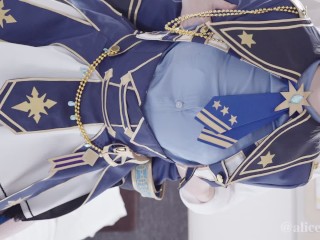 💙【AliceHolic13】 Idol Game Cosplaying stage costume creampie compilation hentai video