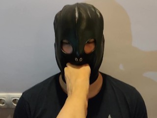 Kicking and stepping on my foot slave