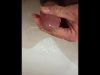 I piss, fart and jerk off my dick in the bathroom. 2 min.