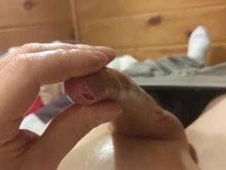 Tried to just edge and not cum... but failed spectacularly! lol (loud, intense, big cumshot)