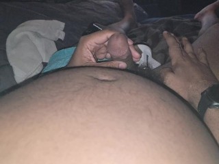 Indian guy slow motion cumshot and play