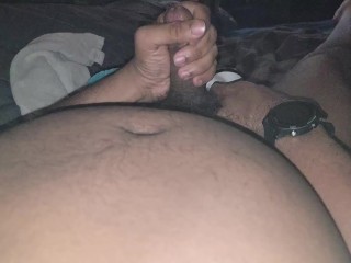 Indian guy slow motion cumshot and play