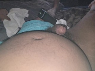 Indian guy slow motion cumshot and play