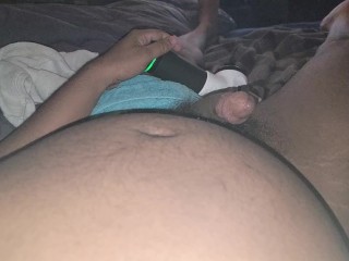 Indian guy slow motion cumshot and play