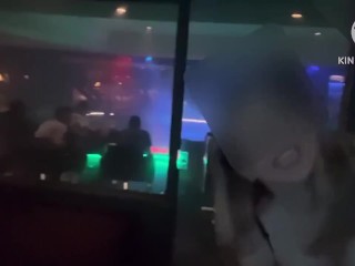 Flashing my big tits to extrangers at the whorehouse