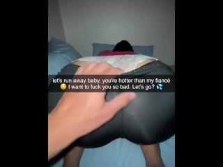 I found a big-assed COLOMBIAN who loves to have sex on snapchat