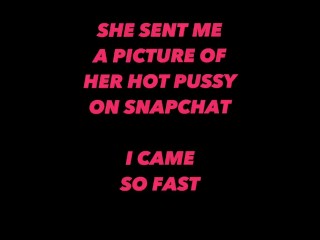 Third Time Cumming Today Thanks To A Hot Pussy On Snapchat