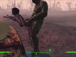 Big Ass Tatooed MILF Morning Fucked By Friendly Mutant: Fallout 4 AAF Mod Sex Animation Video Game