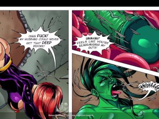 Futanari She Hulk Hard Pussy Pounding Marvel Comic Porn