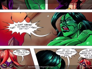 Futanari She Hulk Hard Pussy Pounding Marvel Comic Porn