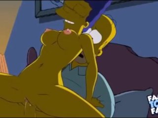 Marge is having fun with HOMER