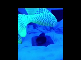 The bitch fucks with a strapon , jerks off a dick just in the ass