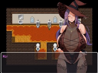 Mirenas manor - Fodendo a bruxa peituda de quatro em seu quarto!