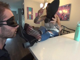 Milf Boss Turns her Assistant Myles into a Horny Office Foot Pet