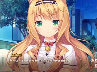 Nekopara vol 3 - Busty catgirl cinnamon being lewd