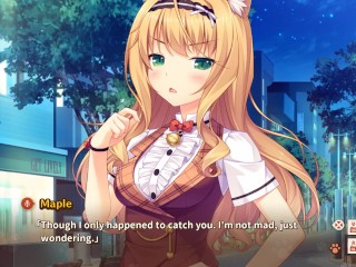 Nekopara vol 3 - Busty catgirl cinnamon being lewd