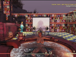 Сексуальный Фоллаут 76 обнажает ягодицы.девушек