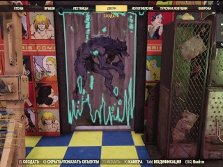 Сексуальный Фоллаут 76 обнажает ягодицы.девушек