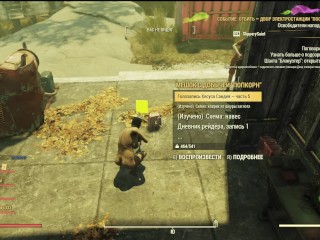 Сексуальный Фоллаут 76 обнажает ягодицы.девушек