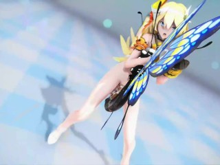 Rozaliya Olenyeva Honkai Impact 3rd Double Insect Hentai Nude Sex Dance Pink Cat MMD 3D Blonde Hair