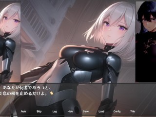 【#01 アリス ギア ワールド(体験版)実況】巨乳女アンドロイドがハッキングされフェラからの中出しセックスされてしまい・・(SF系女アンドロイド同人エロゲー )