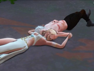 Gentle love with Astarion - 3D porn - Sims 4 - Baldur's gate III