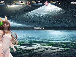 【#02 アリス ギア ワールド(体験版)実況】片目隠しのクールな爆乳女戦士が手コキからの生中出しセックスされてしまい・・(SF系同人エロゲー 〇 to the Girl)