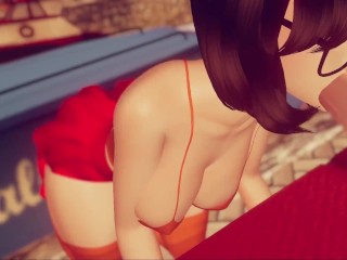 Velma Gets Dicked Down in Halloween Town