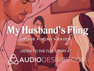 Fulfilling my cuckquean fantasy with my husband & our neighbour [erotic audio stories]