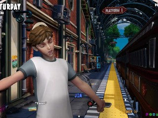 Peach Hills Division - Busty babe naked on the woods (1)