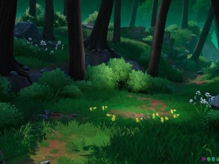 Peach Hills Division - Busty babe naked on the woods (1)