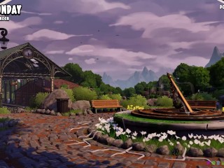 Peach Hills Division - Busty babe naked on the woods (1)