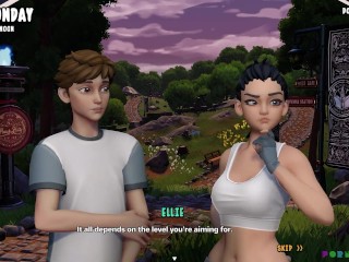 Peach Hills Division - Busty babe naked on the woods (1)