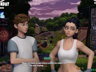 Peach Hills Division - Busty babe naked on the woods (1)