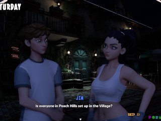 Peach Hills Division - Busty babe naked on the woods (1)