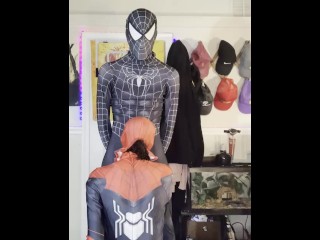 Spider-Man Fucks Spider-Girl Silly First Ever B/G Scene