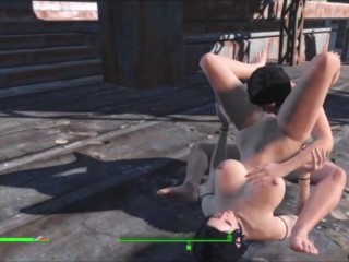 Porn Star Lesbian Love Affair with Piper | Fallout 4 AAF Sex Mods Gameplay 3D Animation