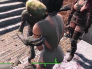 Erect Zombie Cock gets Juicy Ass Fuck from Porn Star Adventurer | Fallout 4 AAF Mods Animation Sex